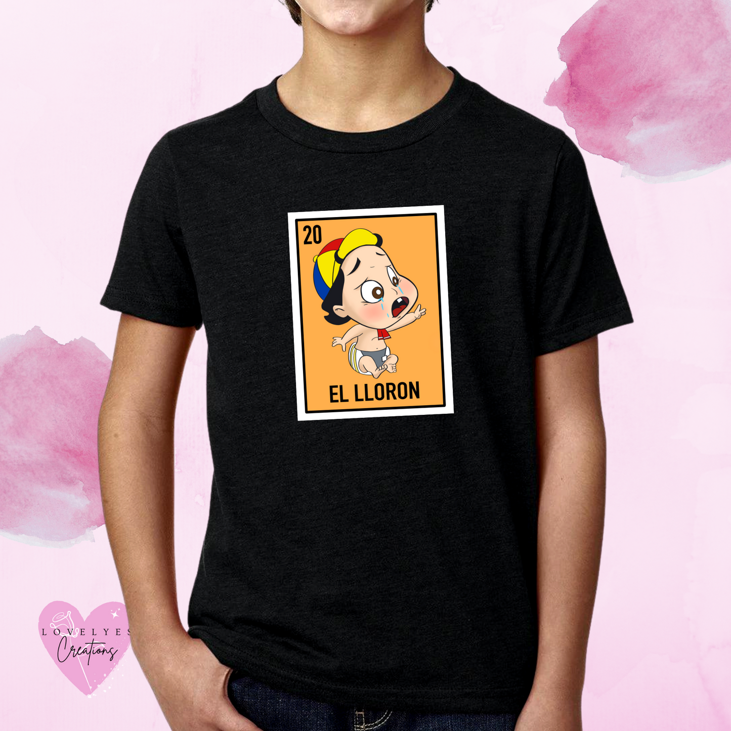 Kids El Chillon Loteria Shirt
