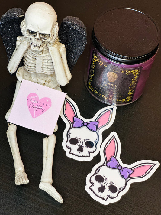 Skull Bunny Bow