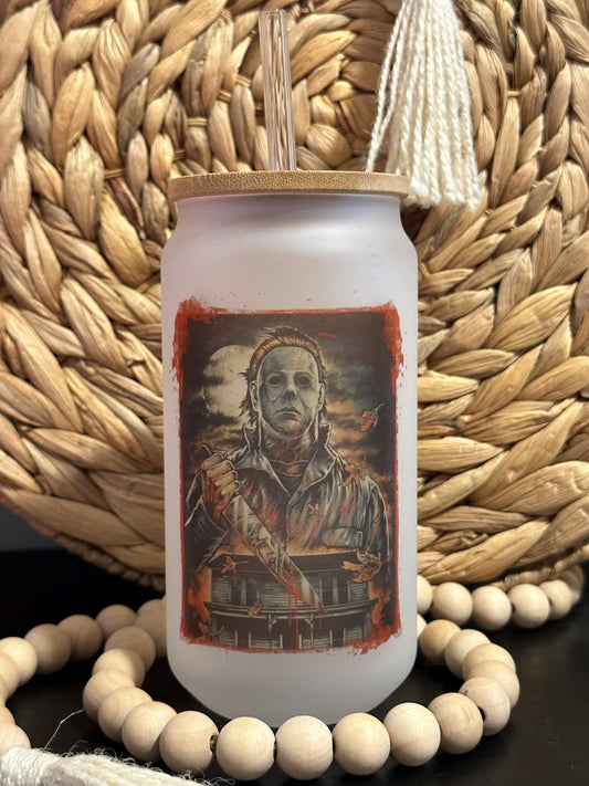 The Boogeyman Michael Myers Glass Can