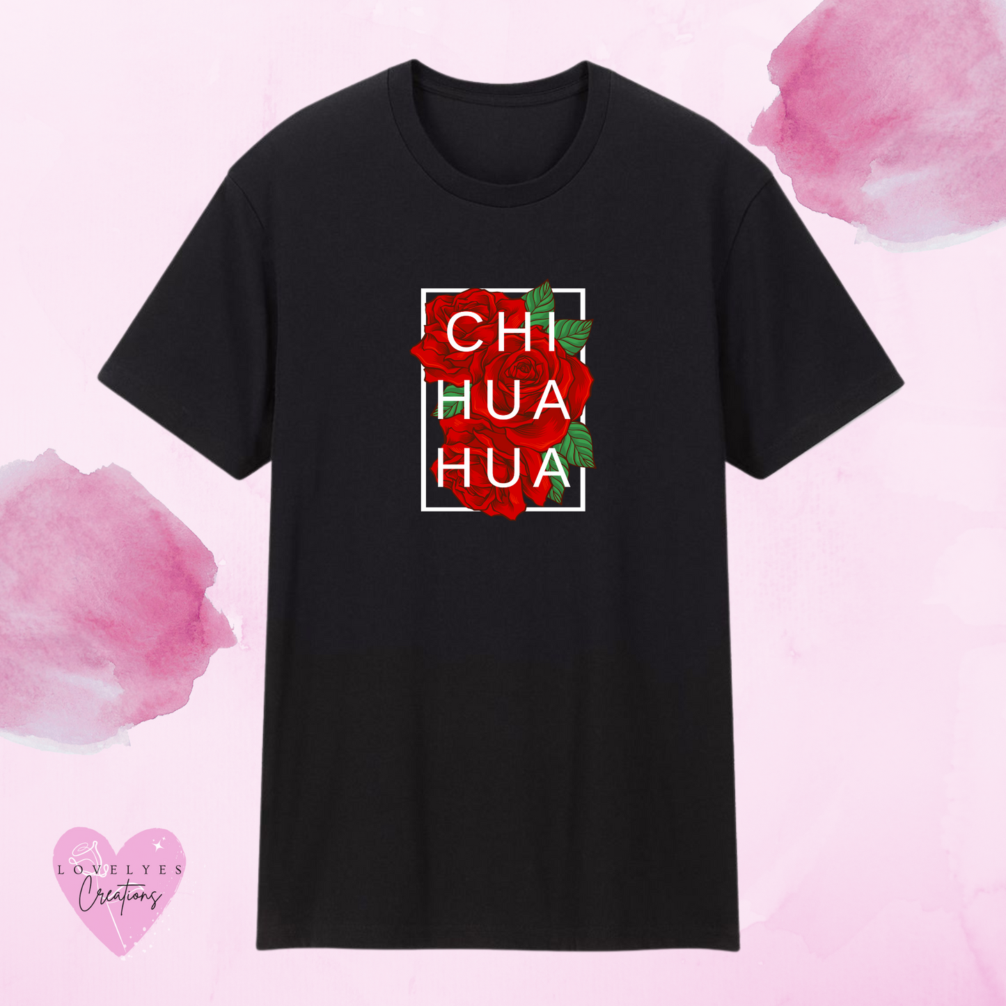 Chihuahua Framed Roses Shirt