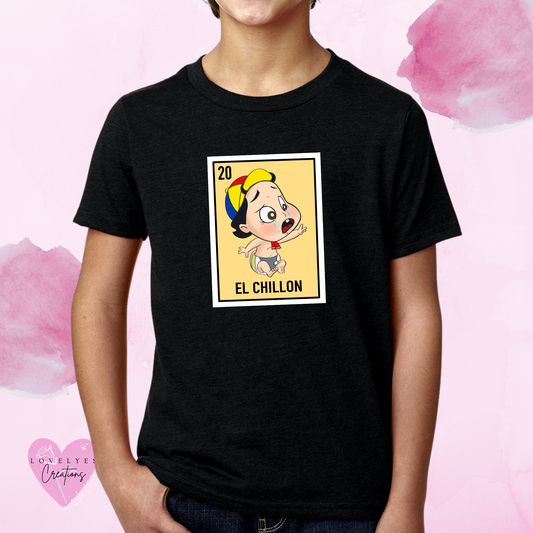 Kids El Chillon Loteria Shirt