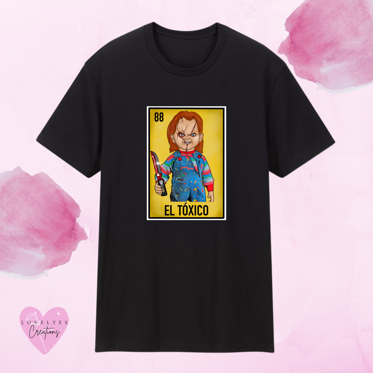 Mens Toxico Chucky Loteria Shirt